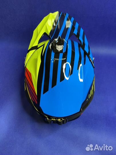 Шлем с очками кроссовый эндуро новый