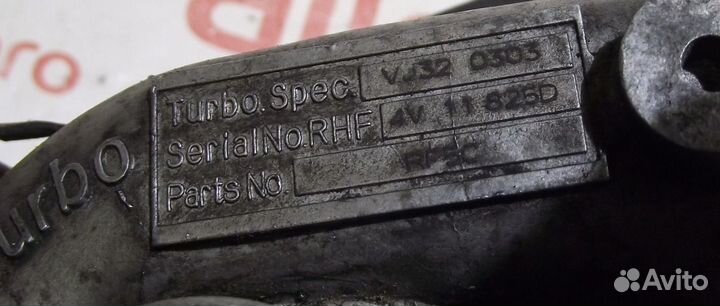 Mazda 6 турбина турбокомпрессор 2002-2008