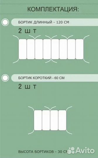 Бортики в кроватку