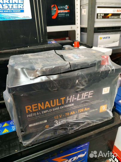 Аккумулятор Рено 70ah