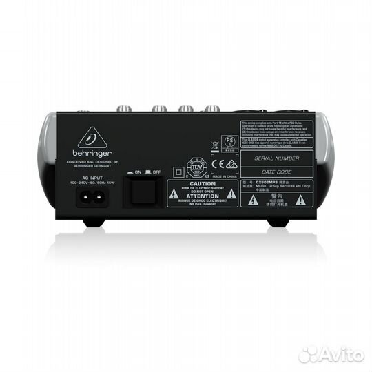 Behringer QX602MP3, микшер, 6 каналов, 2 микр. пре