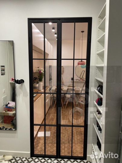 Перегородки лофт с остеклением