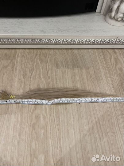 Волосы для наращивания блонд бу 49 см