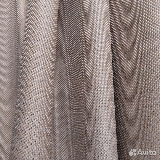 Готовый комплект штор блэкаут рогожка