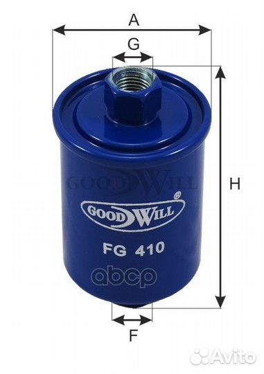 Фильтр топливный FG410 FG410 Goodwill