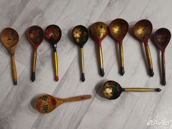 Ложки деревянные Хохлома