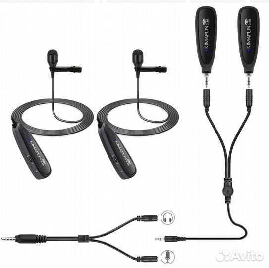 Беспроводная микрофонная система kimafun KM-G1301A