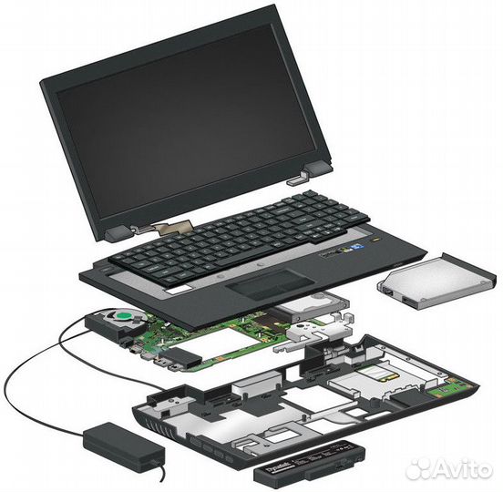 Ноутбук на запчасти NP-R60 samsung