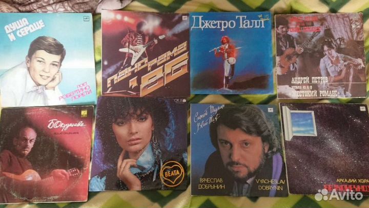 Виниловые пластинки времен СССР