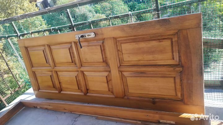 Дверь входная бу деревянная с коробкой