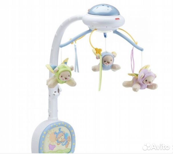 Мобиль Fisher-Price Мечты о бабочках 3в1