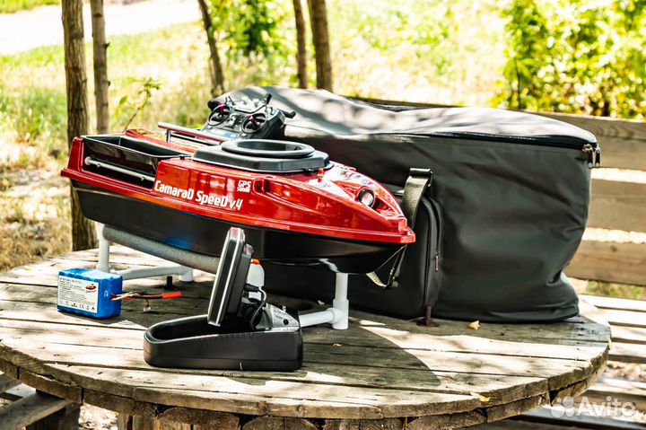 Карповый кораблик,разбрасыватель,25А,эхолот,сумка