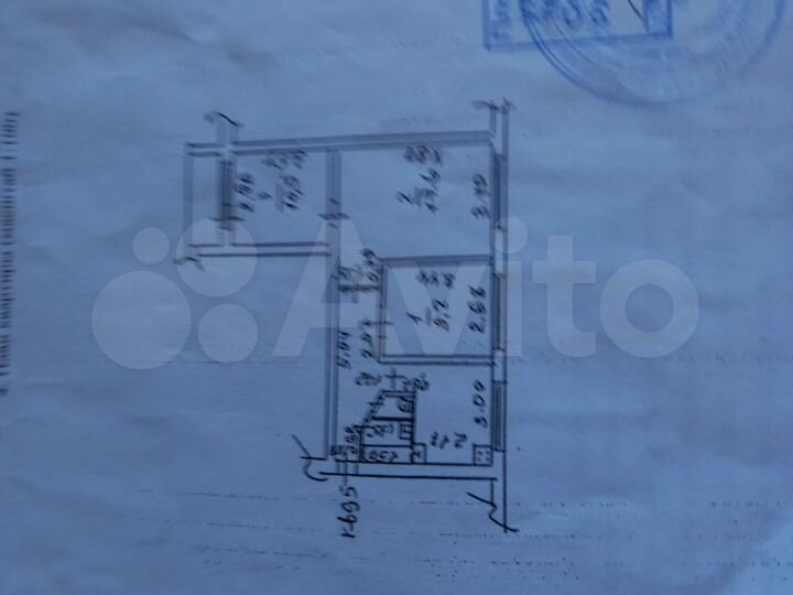 3-к. квартира, 53 м², 6/9 эт.