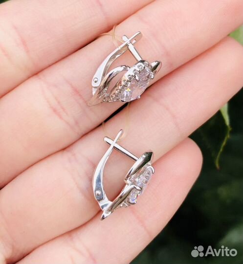 Серьги из серебра