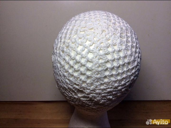 Кружевная аккуратная шапочка, арт 059,размер 54-56