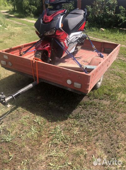 Мотоэвакуатор или перевозка на легковом прицепе