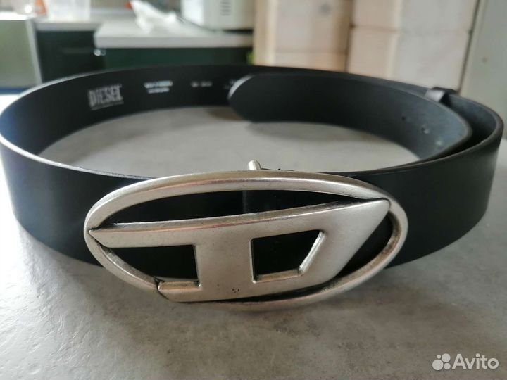Мужской кожаный ремень diesel