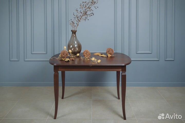 Кухонный стол раздвижной из массива бука 