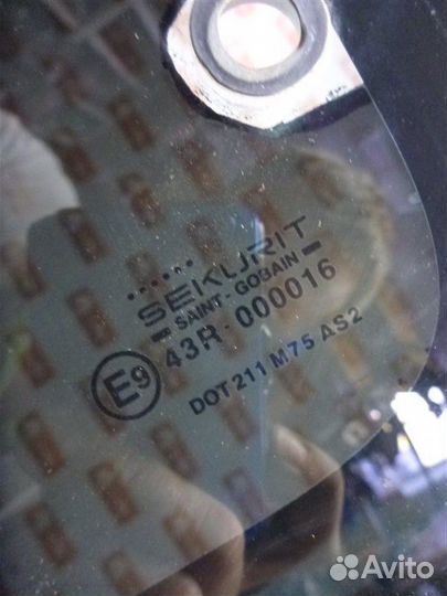 Стекло заднее правое Citroen Berlingo MF TU3JP