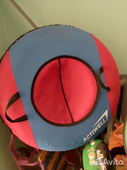 Велосипед и санки и ватрушка