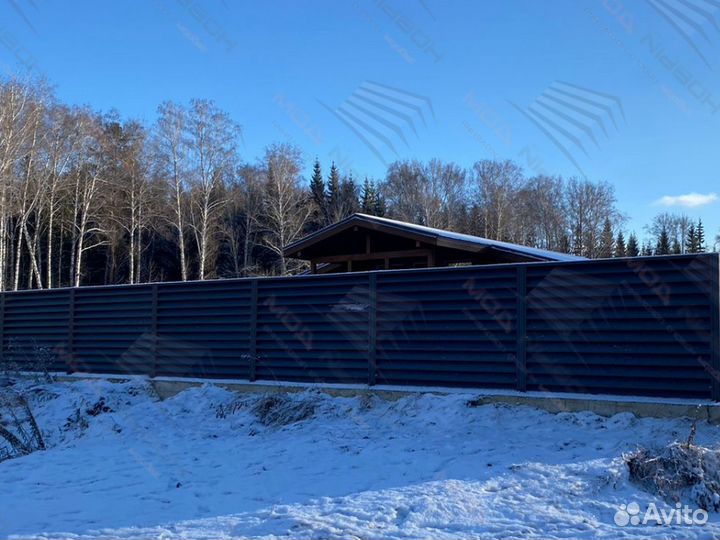 Забор жалюзи еврожалюзи