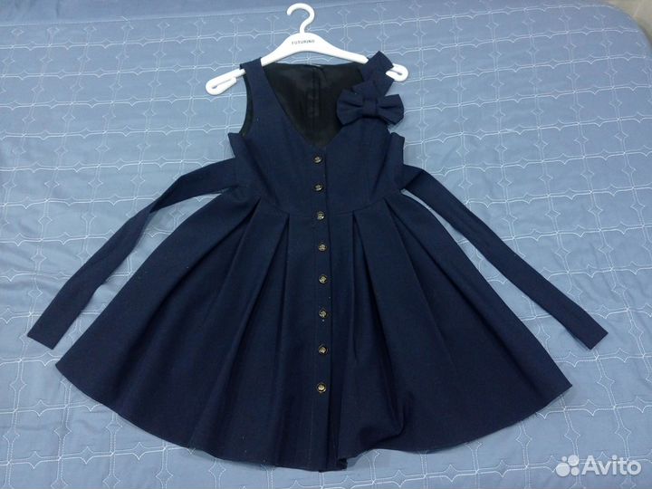 Школьный сарафан, р 122