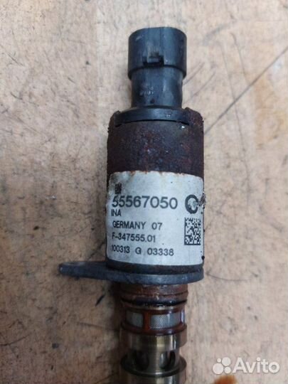 Клапан фазорегулятора Opel Astra J A16XER 2010