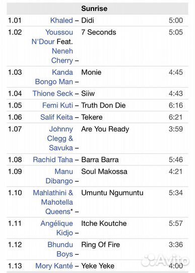 Africa - The Very Best Of /Various Artists/ 2CD UK