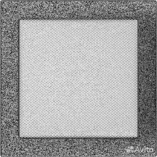 Решетка 22/22 (200 мм х 200 мм), черная серебро