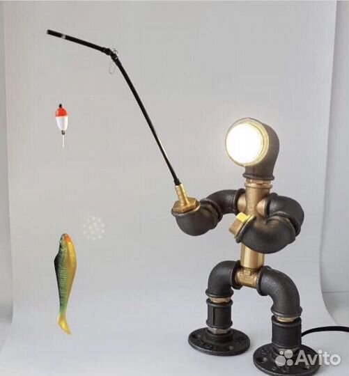 Светильник «Робот» в стиле Лофт