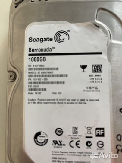 Жесткий диск seagate barracuda 1 tb