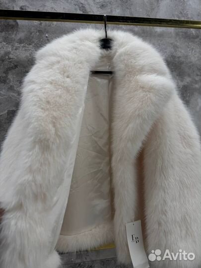 Шуба женская зимняя светлая