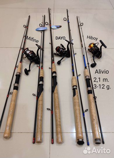 Спиннинги для головля, окуня, форели