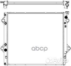 Радиатор системы охлаждения 34611048 Sakura