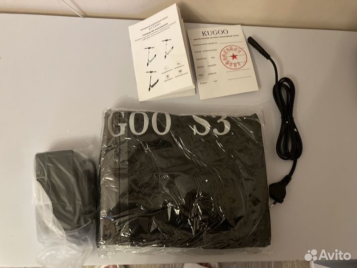 Электросамокат kugoo s3 новый