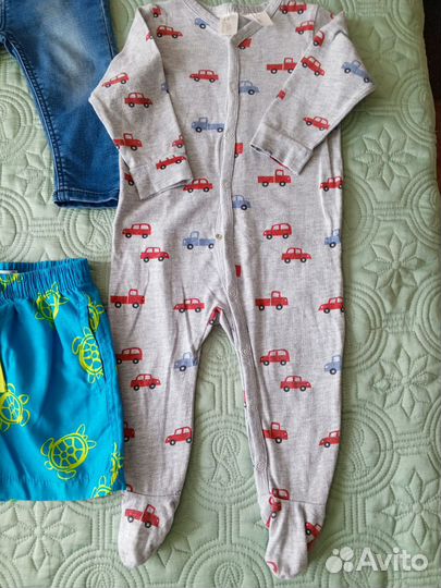 Пакет фирменных вещей для мальчика 74 размер hm