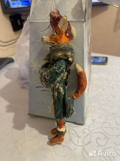 Ватные елочные игрушки старинные начало 20 века