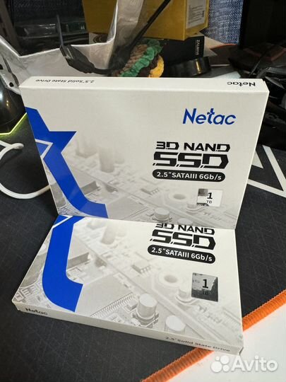 SSD Netac 1tb SATA новый