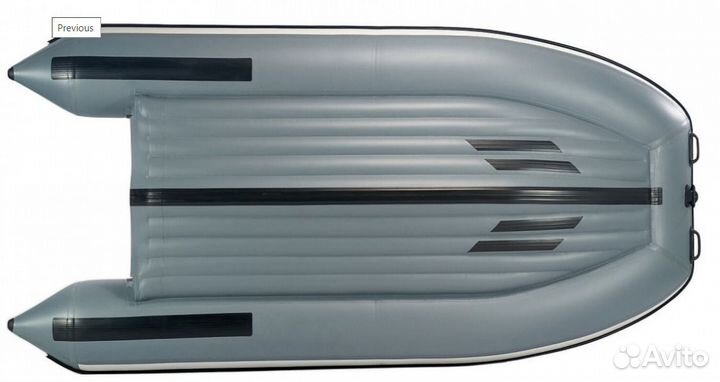 Лодка mishimo lite DF 430-серый/белый