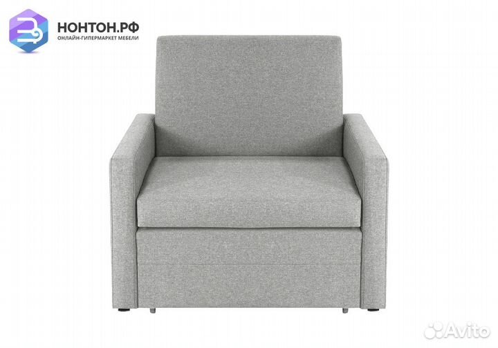 Кресло выкатное Виктория-5 жаккард светло-серый