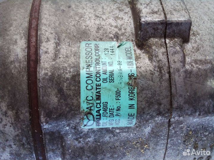 Компрессор кондиционера mazda cx3 cx5 cx7 3bl