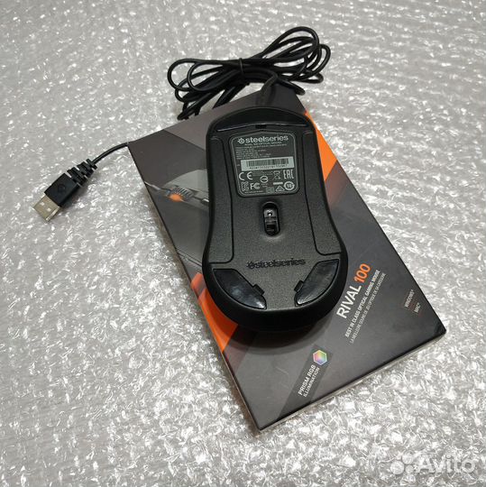 Мышка игровая SteelSeries Rival 100 черная