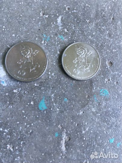 Монета 25 рублей чм 2018