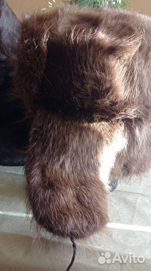 Шапка мужская б/у разного меха разм. 56-58