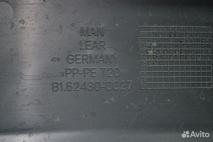 Салонная пластиковая крышка MAN TGA 18.480 (01.00)