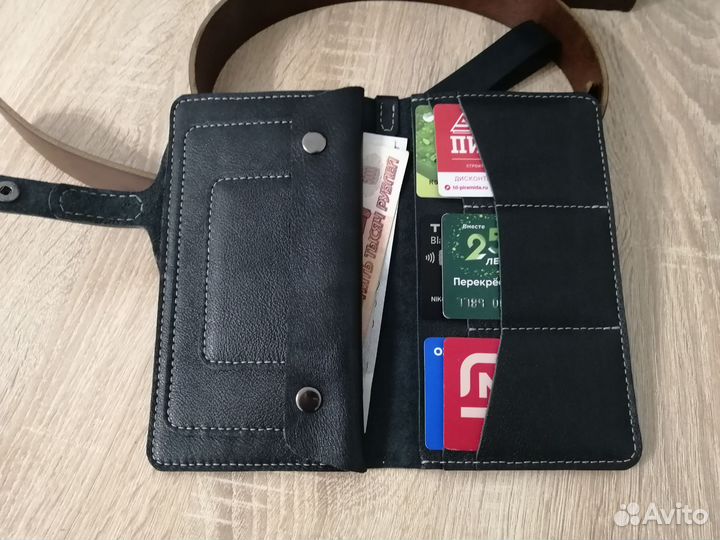 Мужской клатч, лонгер, мини-барсетка