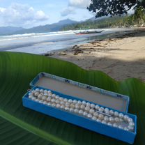 Набор из натурального жемчуга