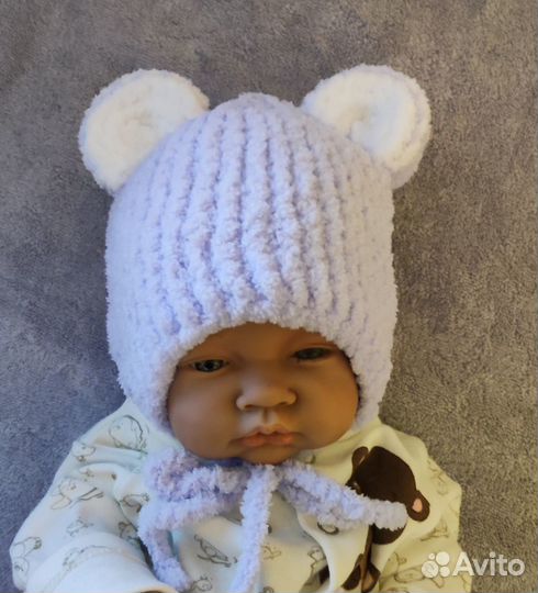 Детские шапочки на выписку