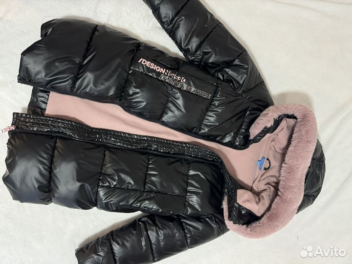 Пуховик до девочки (куртка на рост 140 см)