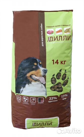 Корм для собак дилли